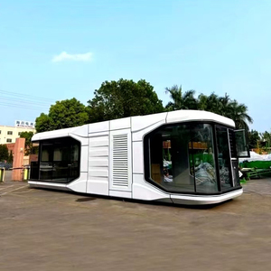 บ้านตู้คอนเทนเนอร์ขนาดเล็กสำเร็จรูปทรงแคปซูลแบบพกพา - Product Image 4