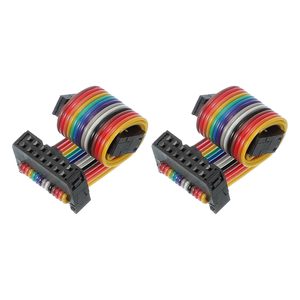 PATIKIL Cable Plano con Conector IDC de 14 Pines, Paso de 2.54mm, Longitud de 150mm, Doble Hilera, Hembra a Hembra, Cobre, para Computadoras y DVD - Product Image 6