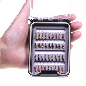 36 stuks/doos Vliegvisvliegen Set Handgemaakte Vliegvisuitrusting Met Droge/Natte Vliegen Vliegassortiment Forel Baars Grijze Forel Panfish Vissen - Product Image 6