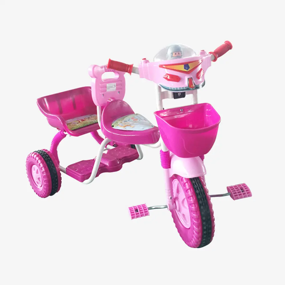 Cina ha reso il prezzo economico per bambini cavalcare sulla bici giocattolo triciclo con telaio in plastica testa animale fuori porta