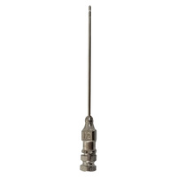 Populaire NO.12 tête ronde trou latéral aiguille 50MM/100MM longueur trou latéral métal seringue aiguille distributeur machines-outils accessoires