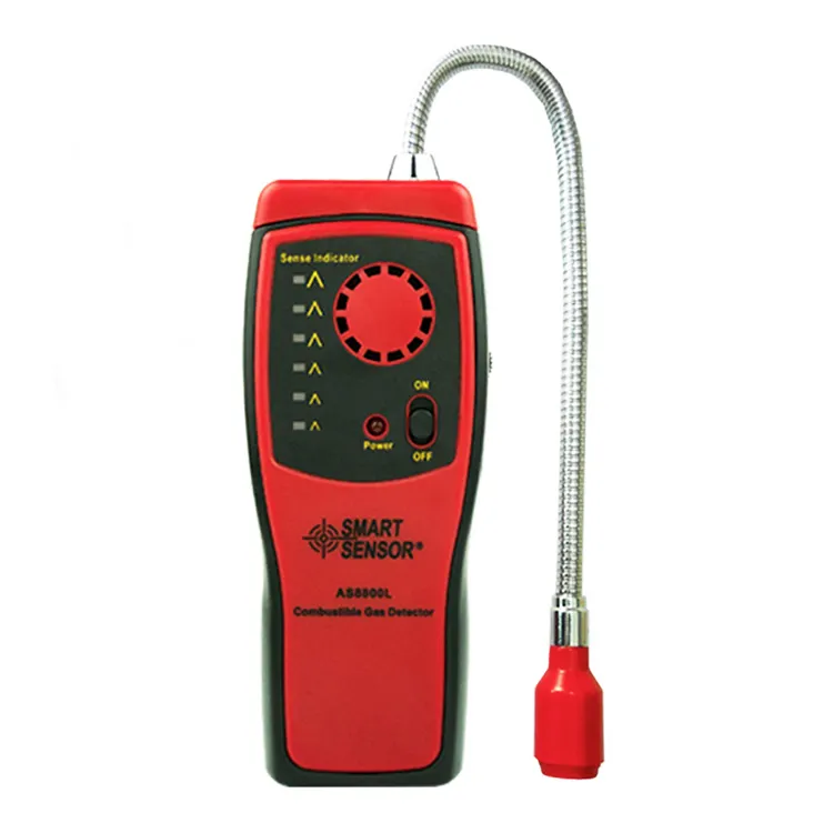 Indikator Sensor Gas Mudah Terbakar Detektor Kebocoran Gas dengan Alarm AS8800L