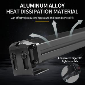 Haute puissance COB LED barre lumineuse d'avertissement stroboscopique <span class=keywords><strong>tricolore</strong></span> feux de travail clignotants d'urgence pour remorque camion et travail nouvel état - Product Image 4