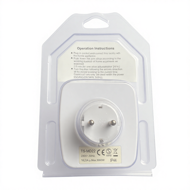 Outdoor 24 Hour Programmable Mechanical Time Timer with Waterproof Function, Suitable for Many Countries