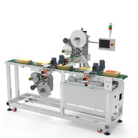 Personnalisé professionnel une variété d'étiqueteuse automatique pour carré contient/pot circulaire pour dessus/plateau en métal
