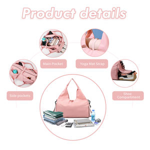 Borsa Sportiva Personalizzata Elegante per Yoga, Fitness, Weekend, Impermeabile, con Chiusura Magnetica, per Palestra e Viaggi - Product Image 4