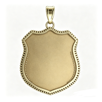 Collar con Colgante de Emblema de Águila en 3D Chapado en Oro, Diseño Personalizado, Moderno, Opciones Personalizadas Disponibles, Elegante para Hombre