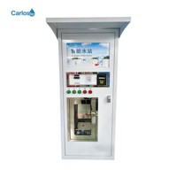Distributeur d'eau 24h/24 sans surveillance avec fonction d'eau réfrigérée personnalisable, capacité de 800 gallons, pour station d'eau publicitaire