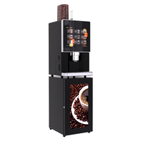 Machine à café automatique de table LE-Vending de haute qualité pour usage commercial, neuf types de boissons chaudes, système de brassage espagnol tactile, usage domestique