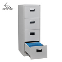 Armoire de classement latérale en acier pour bureau, personnalisable, facile à assembler, armoire de classement verticale en métal à 4 tiroirs