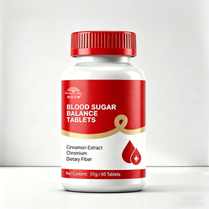 Comprimés pour l'équilibre de la glycémie, extrait de cannelle, <span class=keywords><strong>chrome</strong></span>, acide alpha-lipoïque, complément <span class=keywords><strong>alimentaire</strong></span> en fibres - Product Image 1