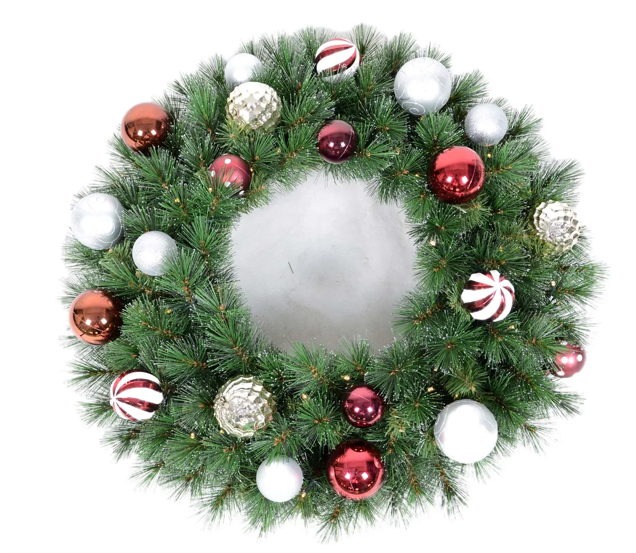 2023 New Design Hot Sale Products Artificial Christmas Garland Xmas Pine Cones Wreath