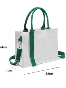 Free Design Advertising Eco Recycled Blanks Cotton Canvas Custom Tote <b>Bag</b> with <b>Long</b> Webbing - Product Image 3