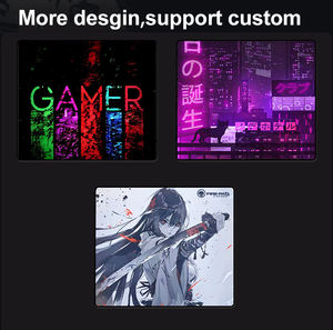 Tapis de souris de jeu en tissu et maille avec base en caoutchouc, positionnement précis, couture encastrée, antidérapant, taille personnalisable, en stock - Product Image 6