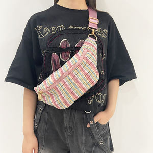 <span class=keywords><strong>Riñonera</strong></span> de pecho de ganchillo multifunción viaje gimnasio <span class=keywords><strong>riñonera</strong></span> deporte correr teléfono móvil cinturón pequeño riñoneras para mujer - Product Image 5