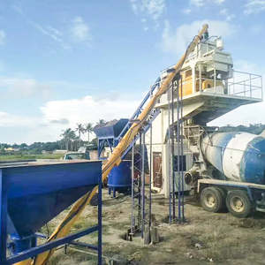 Planta Mezcladora de Concreto Móvil HAMAC YHZS50 en Oferta, Capacidad de Producción de 50m/h, Maquinaria y Equipo para la Construcción - Product Image 1