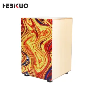 OEM Brand New High Quality New Arrival Colorful Wooden Cajon Drum Box For Beating Make Sound