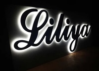 Machine de fabrication de lettres lumineuses LED miniatures en PVC personnalisées pour bureaux et commerces de détail, lettres et logos rétroéclairés en acrylique, caissons lumineux