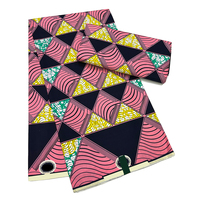 Diskon besar 100% katun lilin Afrika cetak kain nyata lilin Afrika Ankara kain 6 yard Ghana Loincloth