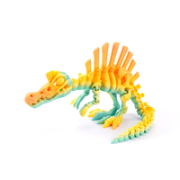 Squelettes de Dinosaure Ankylosaurus imprimés en 3D Cadeaux en verre faits à la main Personnages congelés Décorations de jouets intéressantes Tout en plastique