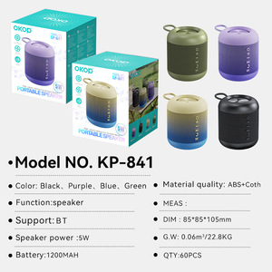 ओकोपो841 थोक सबवूफर आउटडोर पोर्टेबल मैकरन उच्च मात्रा लंबी बैटरी जीवन 5.3 स्पीकर के लिए नेतृत्व वाली लंबी बैटरी जीवन - Product Image 5