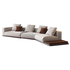 Grand ensemble de canapés en forme de salon à plancher plat de designer italien Mobilier d'angle en tissu minimaliste <span class=keywords><strong>Horizon</strong></span> - Product Image 2