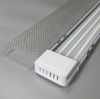 Luminaire linéaire LED pour plafond, 48 pouces, lampe linéaire à montage au plafond, luminaires encastrés, lumière LED linéaire