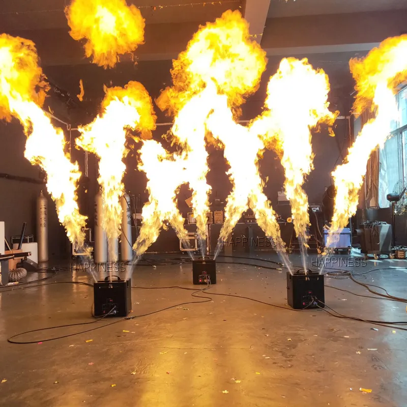 DMX Stage Effect Festival Flame Spray Safe Fire Machine Flame Throwe per attrezzature da discoteca