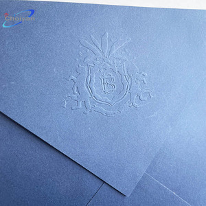 Invito Matrimoniale Stampa a Caldo Verde Oliva Set Letterpress Stile Passaporto - Product Image 3