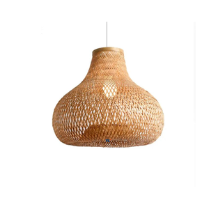 Antique Style Natural Bamboo Lampshade Round Modern Design Made of High Quality Rattan Thanh Cong - Product Image 6