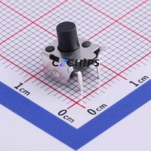 TS-1037-A8B3-D2 Tactile Switch SMD,6x6mm Switch Single Pole Single Throw Round Button Horizontal Mount 6mm - Product Image 1