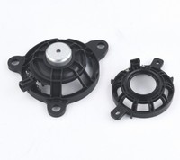 Boîtier de stator et assemblage de stator pour moteur de ventilateur automobile, moulé par injection plastique sur mesure, avec carte de circuit imprimé (PCB)