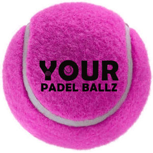 Pelotas DE TENIS Padel Rosa profesional de alta calidad 45% lana tejida OEM caucho Natural directo del fabricante - Product Image 1
