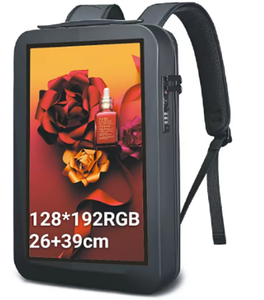 15-дюймовый цифровой умный ЖК-рюкзак с высоким разрешением, рекламный щит, новое торговое оборудование, Китай, без брендов - Product Image 5