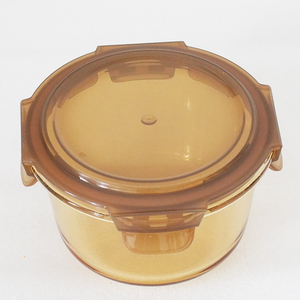 Nhà Máy Giá Borosilicate Glass container thực phẩm với nắp chịu nhiệt lò vi ba BPA free <span class=keywords><strong>Stackable</strong></span> - Product Image 2