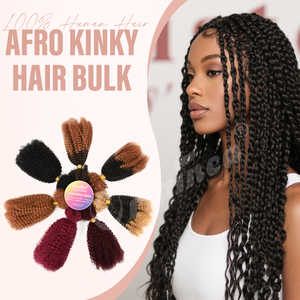 Originea Cheveux naturels xoăn bện phần mở rộng tóc tự nhiên <span class=keywords><strong>kinky</strong></span> afro meche microtwist afro <span class=keywords><strong>kinky</strong></span> số lượng lớn Ấn Độ tóc con người - Product Image 2