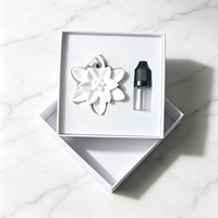 Diffuseur d'huiles essentielles en plâtre parfumé en céramique et porcelaine, à suspendre, pour voiture, armoire et maison