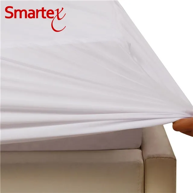 공장 도매 빨 저렴한 부직포 물 증거 매트리스 커버 침실 30 화이트 스타 100% 폴리에스터 성인 일반 침대 매트