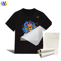 Papel de Transferencia Térmica DTF de una Cara Norman, Hojas A4 para Ropa, Material PET, Compatible con Impresoras de Inyección de Tinta Epson