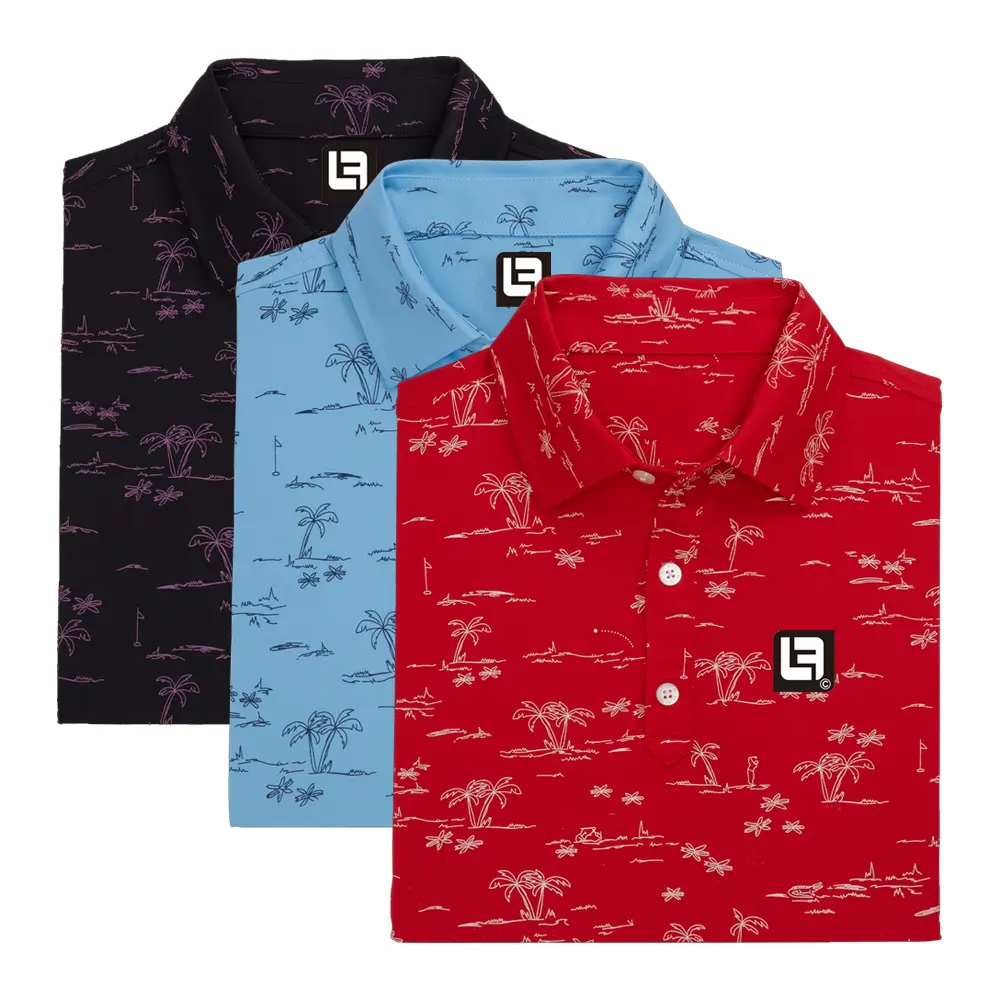 Sport Golf Kleding Mode En Vrije Tijd Patroon Poloshirt Sublimatie Camouflage Poloshirts Groothandel Custom Logo Mannen