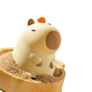 Veilleuse en silicone LED Dolphin Door Capybara Lampe de nuit en silicone pour enfants Cochon d'Inde Petit ornement Cadeau pour enfants - Product Image 1