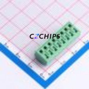MX127S-3.5-08P-GN01-Cu-Y-A Screw Terminal Block Through hole Component (THT),P=3.5mm Connector 1x8P 3.5mm Green Through Hole - Product Image 2