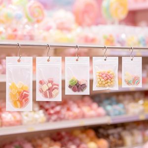 Factory Cheap Wholesale Custom Print Brand Logo Moisture Proof OPP+CPP White Clear Film Zipper Bag <b>Jewelry</b> Necklaces <b>Packaging</b> - Product Image 5