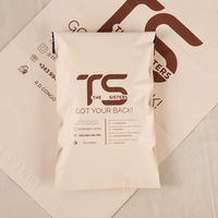 Sacs d'expédition autocollants écologiques, imperméables, durables, personnalisés avec logo, pour courrier express, en plastique pêche