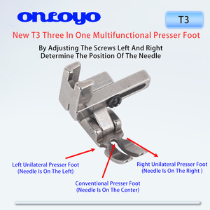 # <span class=keywords><strong>Prensatelas</strong></span> Universal T3 Ajustable para Cordones/Regular/Cremalleras, Accesorios para Máquinas de Coser Industriales de 1 Aguja - Product Image 6