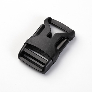 Hebilla ajustable de plástico de 25 mm de diámetro interior, color negro, para accesorios de bolsos y mochilas - Product Image 2