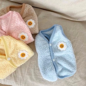 Puppy <b>clothes</b>, autumn and winter fleece vests, <b>cat</b> and internet celebrity pet Teddy, Bichon Frise, Poodle, Pomeranian autumn - Product Image 2
