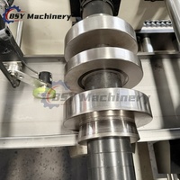 Línea de Producción Automática de Alta Velocidad BSY para la Fabricación de Placas de Acero con Patrón Antideslizante, Máquina de Conformado de Rollos para Tableros de Andamios