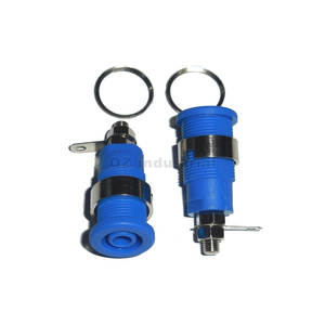 Cổng kết nối loại an toàn điện áp cao QZ, kiểu jack chuối bảng điều khiển 4mm, dòng điện <span class=keywords><strong>32A</strong></span>, đầu nối mở lỗ 12mm - Product Image 3