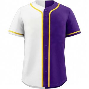 Factory Wholesale Design Quick Dry Customization Logo Sublimated <b>Baseball</b> Jersey - Product Image 6